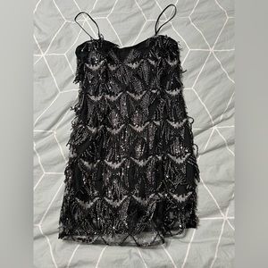 flapper style mini dress